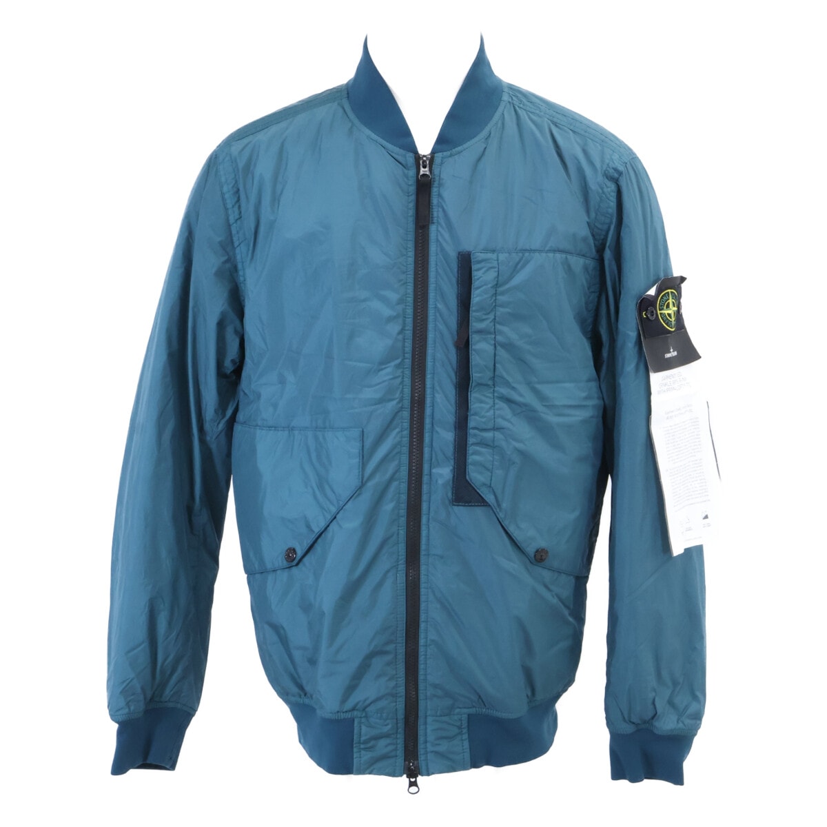 ストーンアイランド 【新品同様/国内正規】791540923 ガーメントダイ プリマロフト ミリタリー ボンバージャケット M