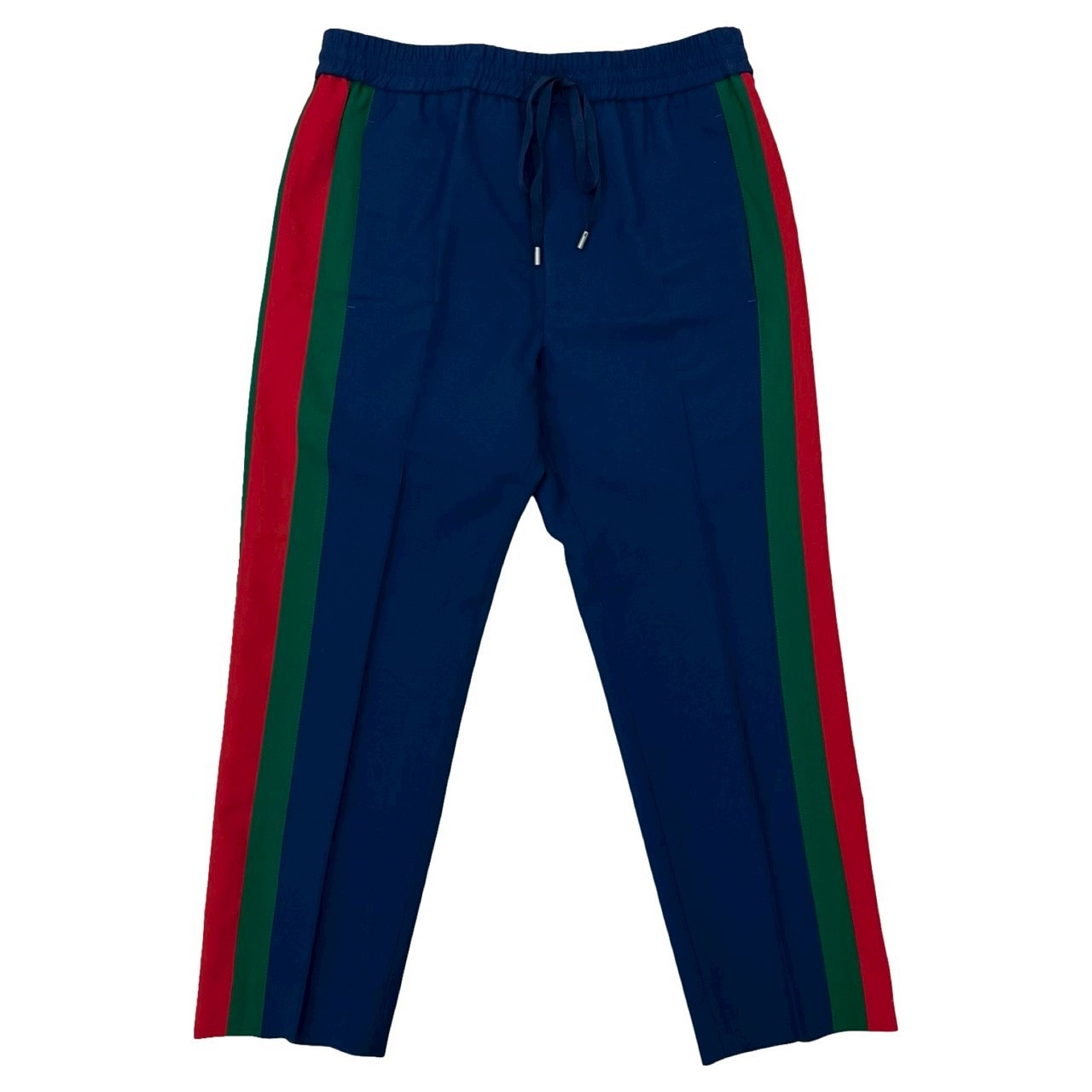 GUCCI グッチ シェリーライン ウール コットン モヘア パンツ ネイビー
27543