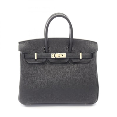 エルメス HERMES バーキン25 ハンドバッグ バッグ トゴ トゴ K刻印(2025年製造) レディース ブラック系 【中古】