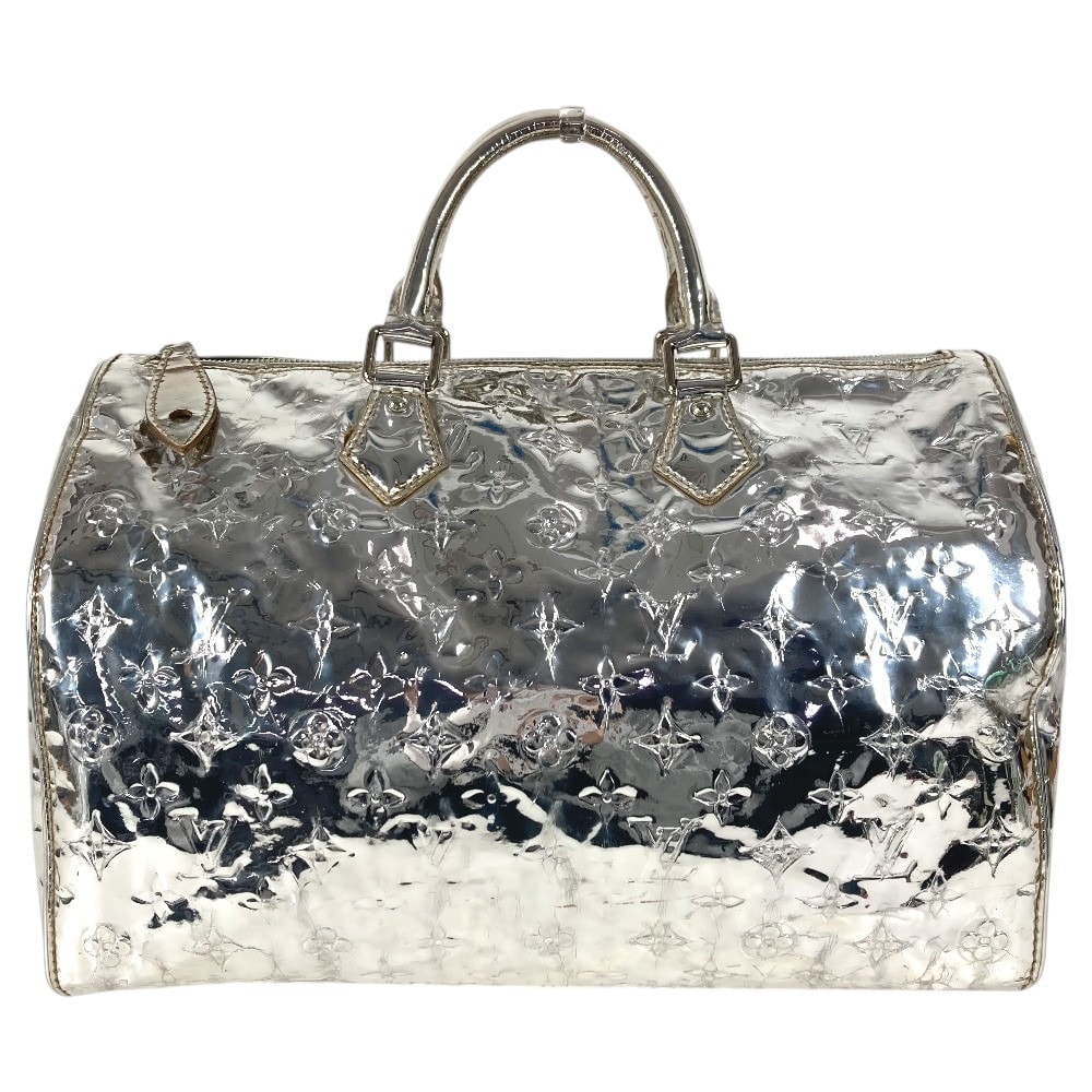 ルイヴィトン LOUIS VUITTON スピーディ35 スピーディ 35 M95786 モノグラムミロワール カバン ミニボストンバッグ ハンドバッグ レザー アルジャン シルバー