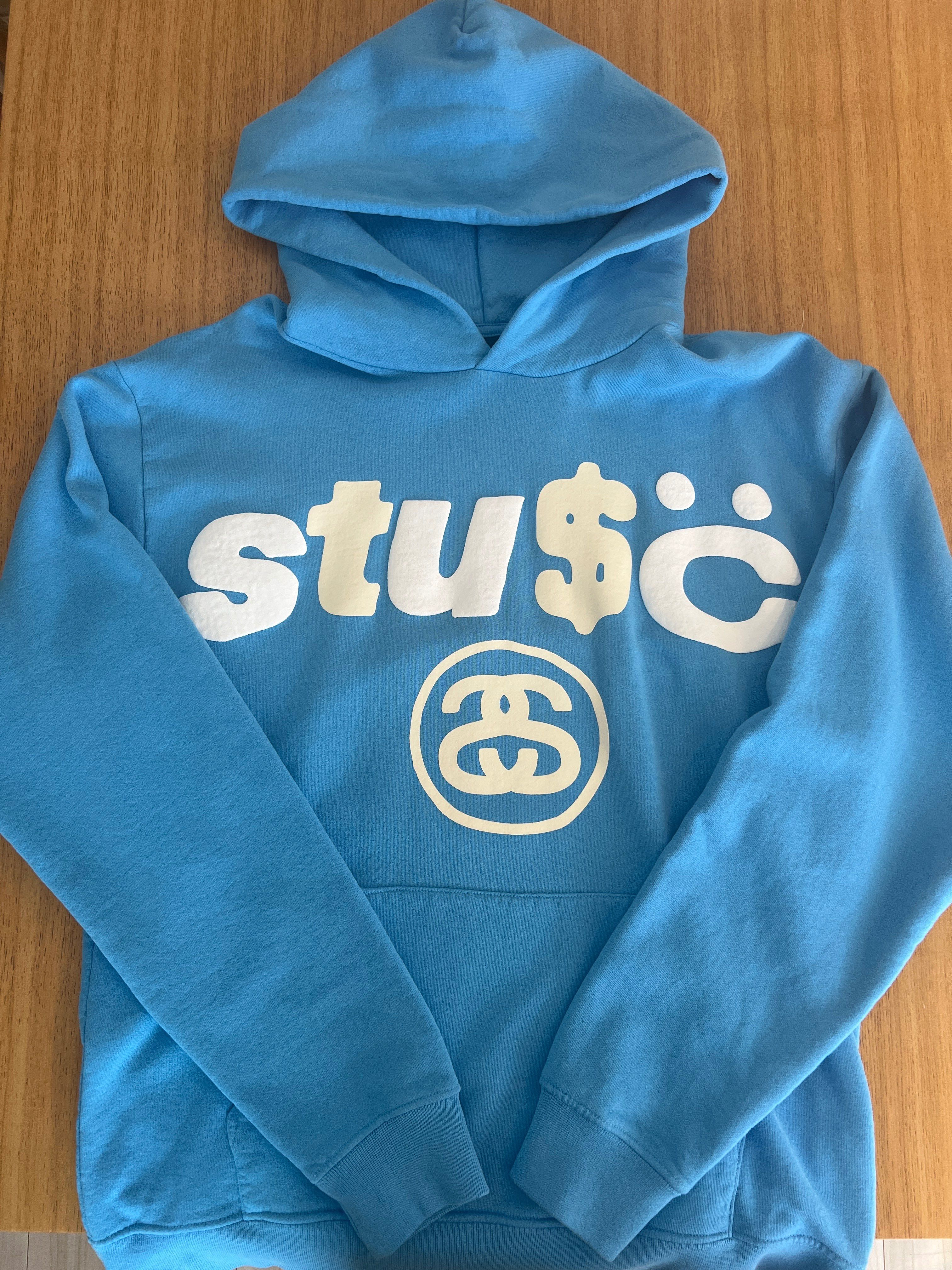 Stussy CPFM 8 BALL PIGMENT DYED HOODIE "Blue"