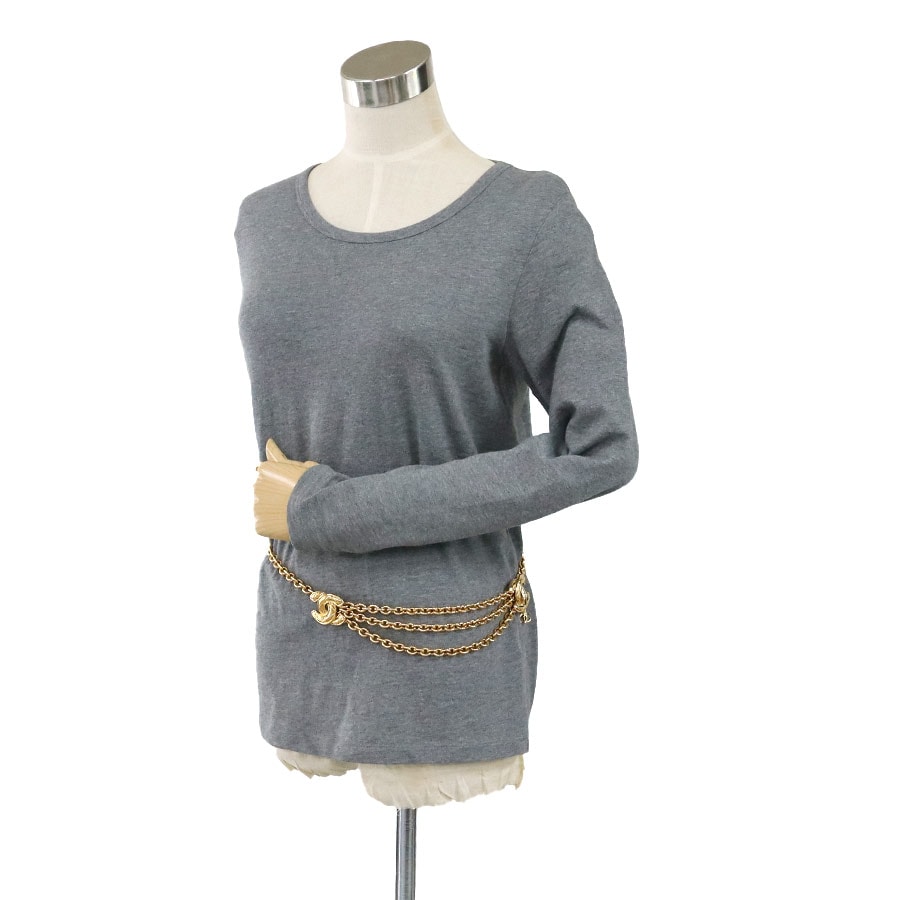 シャネル CHANEL ベルト ココマーク メタル ゴールド レディース【中古】 e61525a