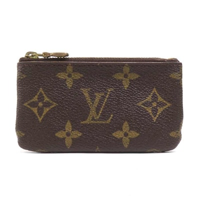 ルイ ヴィトン LOUIS VUITTON キーケース モノグラム ポシェット クレ モノグラムキャンバス ブラウン ゴールド ユニセックス M62650【中古】 e61766a