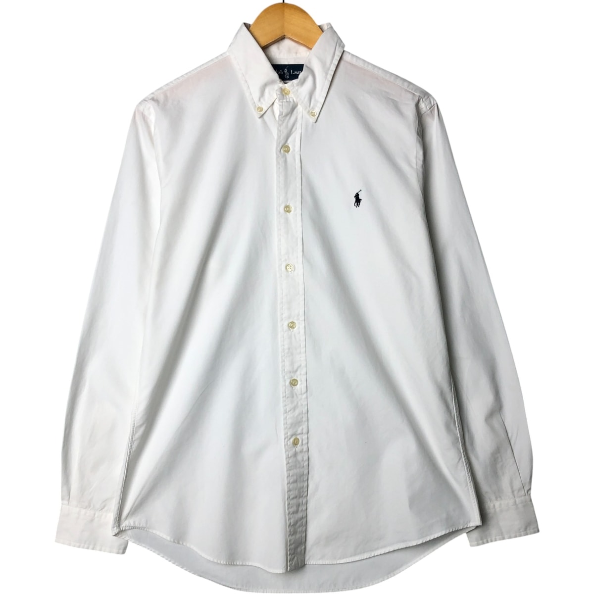 古着 ラルフローレン Ralph Lauren CUSTOM FIT 長袖 ボタンダウンシャツ メンズM相当/eaa584223