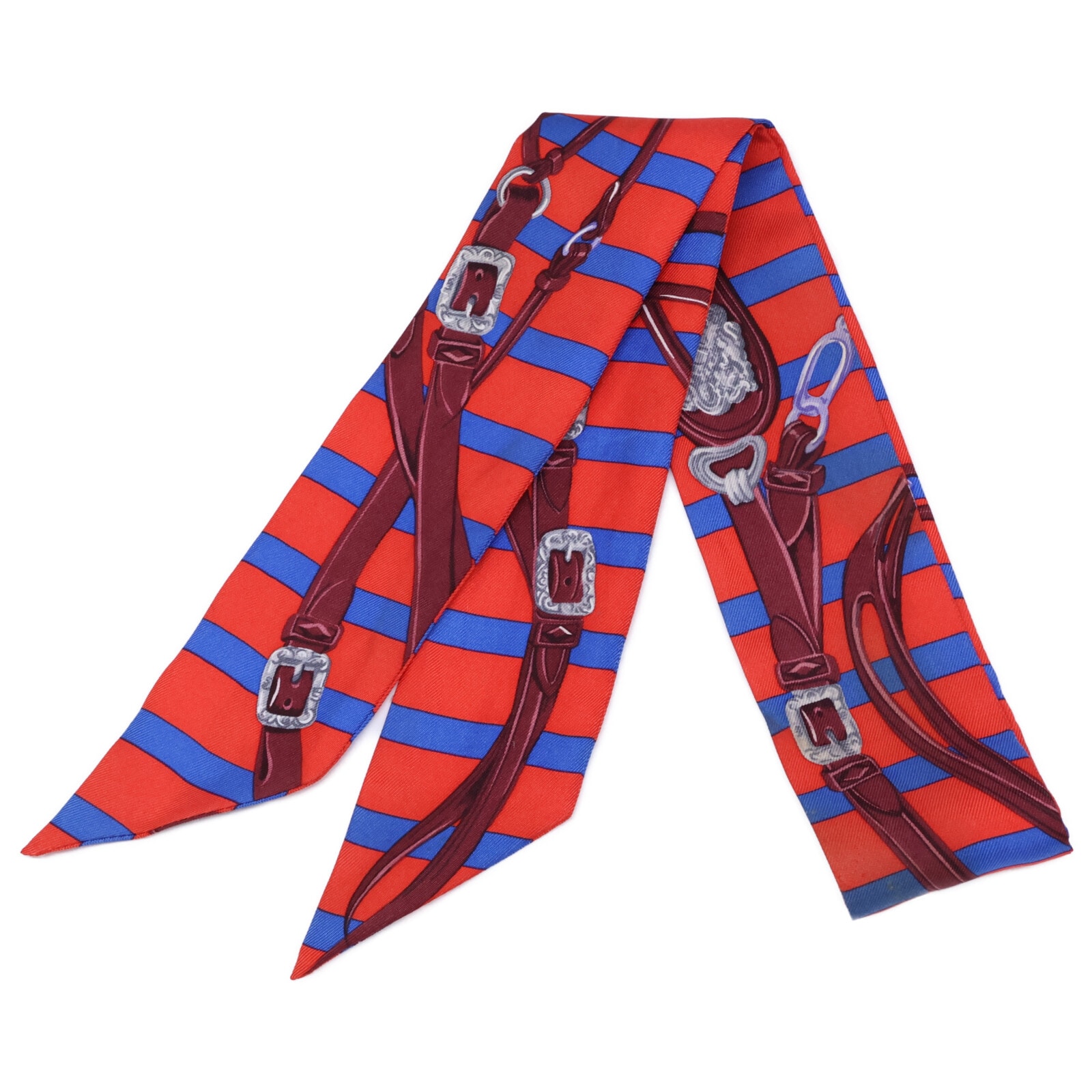 エルメス BRIDES de GALA 式典用馬勒 シルク ツイリー