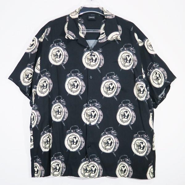 Wasted Youth ウェイステッド ユース x TOKION トキオン RAYON ALOHA SHIRT PCG-11010-C レーヨン アロハ ショートスリーブ シャツ ブラック 半袖 サイズXL