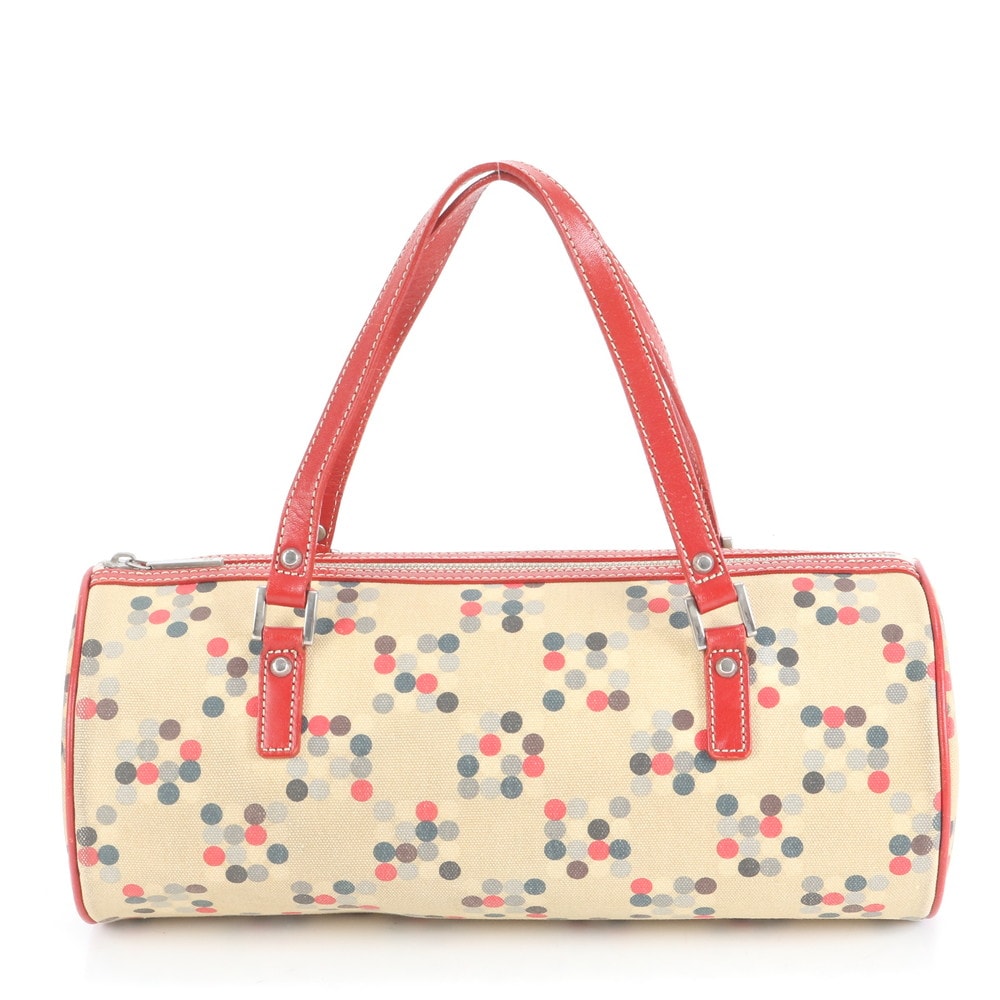 ■美品 バーバリー 総柄 ミニ ボストントート バッグ