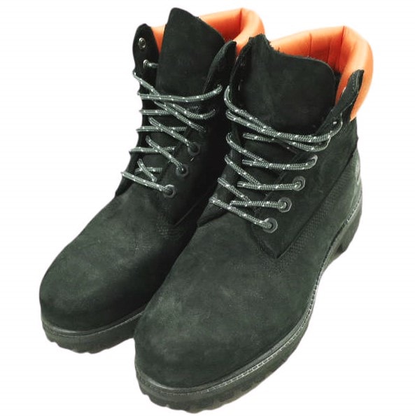 Timberland x PORTER ティンバーランド ポーター 別注 6 Inch Premium Vibram Boots 6インチ プレミアム ヴィブラム ブーツ A1PC3 A1840 US9(27cm) ブラック/オレンジ シューズ g23902