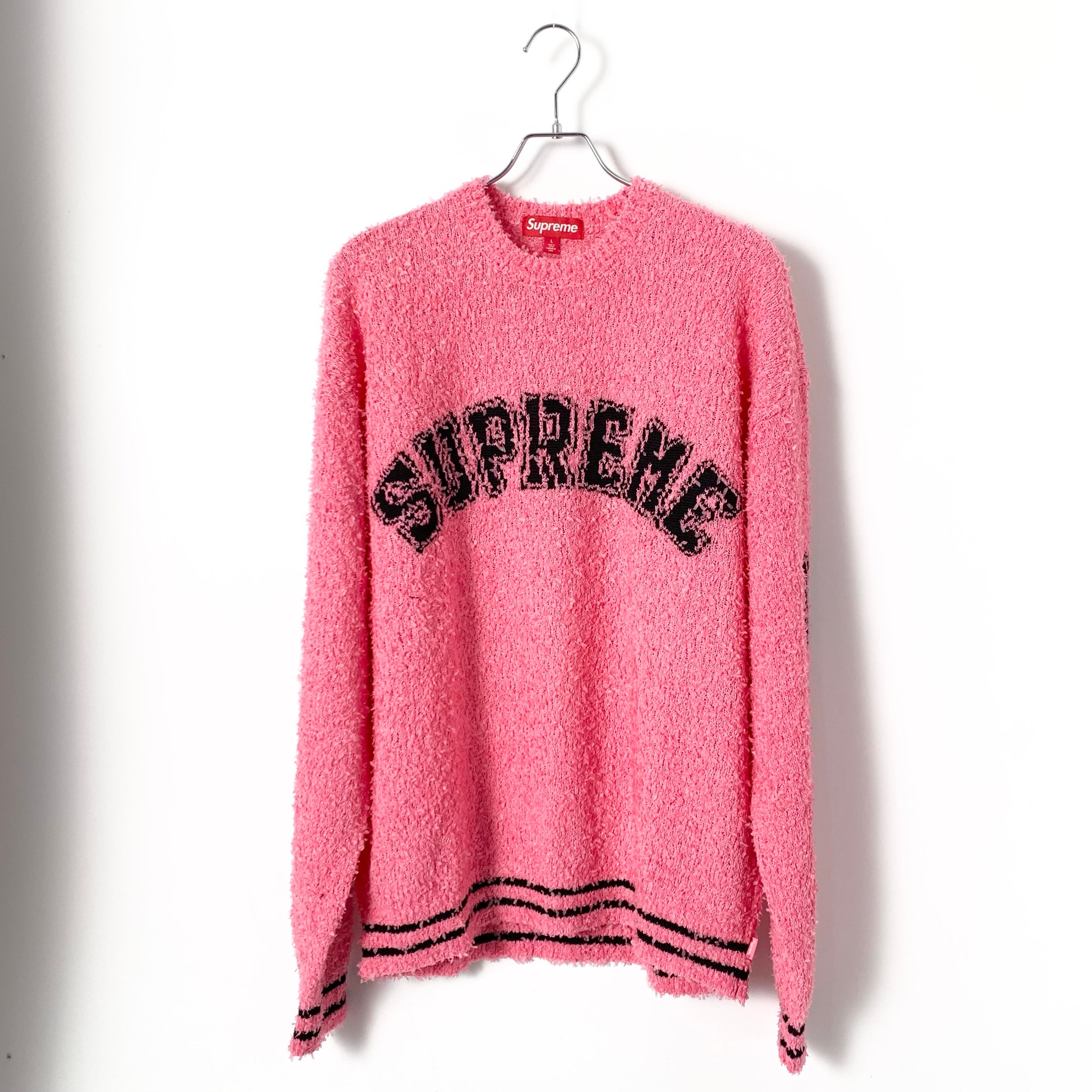 Supreme Textured Arc Sweater "Pink"