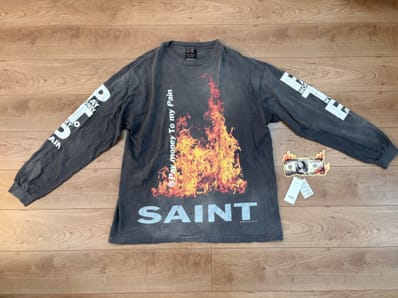 SAINT Mxxxxxx x Pay money To my Pain PTP_SS Tee / SR TO SS "Black"