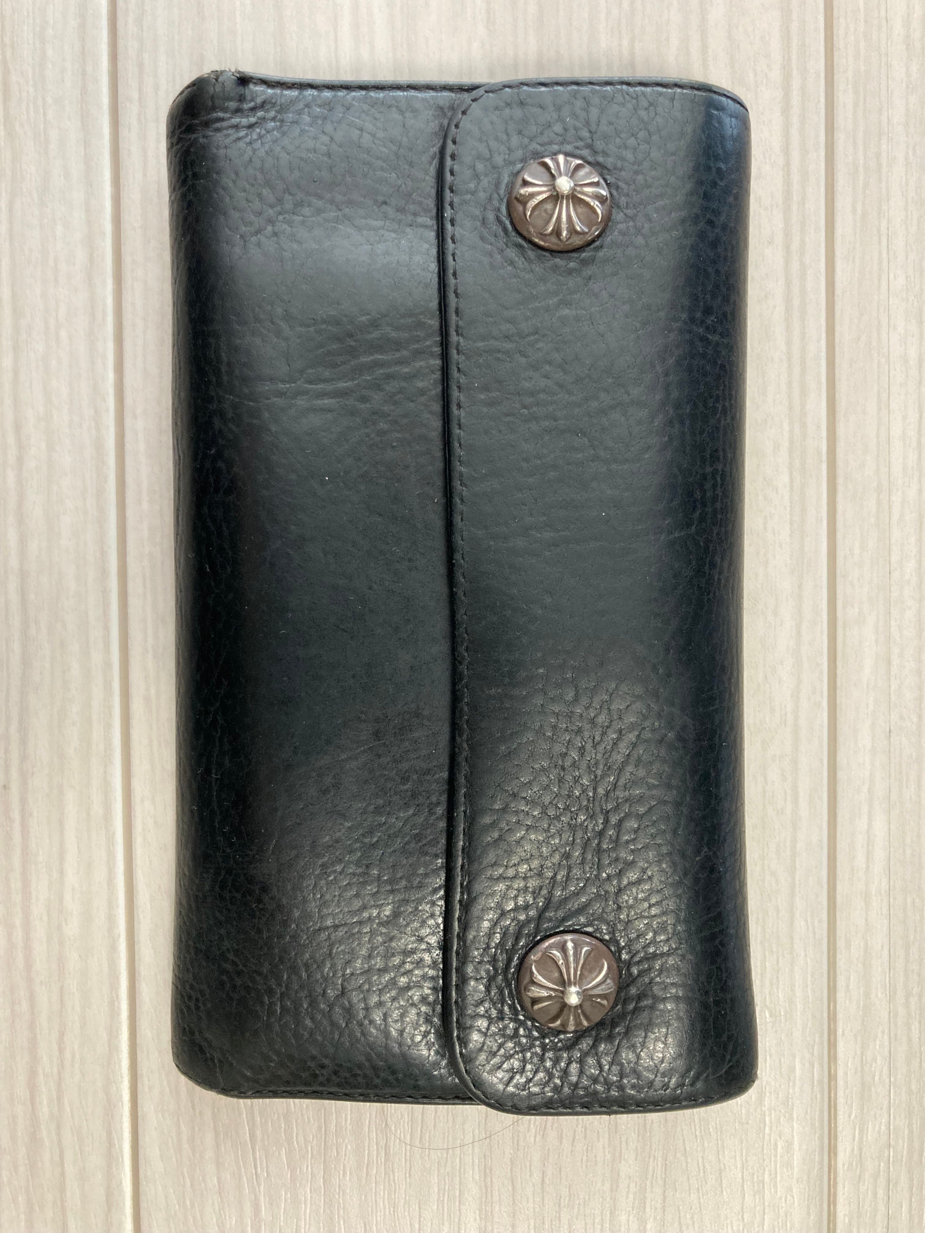 Chrome Hearts Wave Wallet Leather "Black"