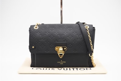 極美品 LOUIS VUITTON ルイ・ヴィトン アンプラント ヴァヴァンPM M44151 ショルダーバッグ ブラック カーフレザー レディース