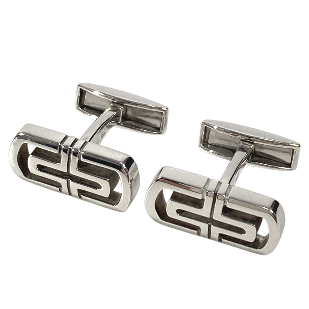 ブルガリ BVLGARI パレンテシ ロゴ アクセサリー ジュエリー カフス SV925 シルバー
