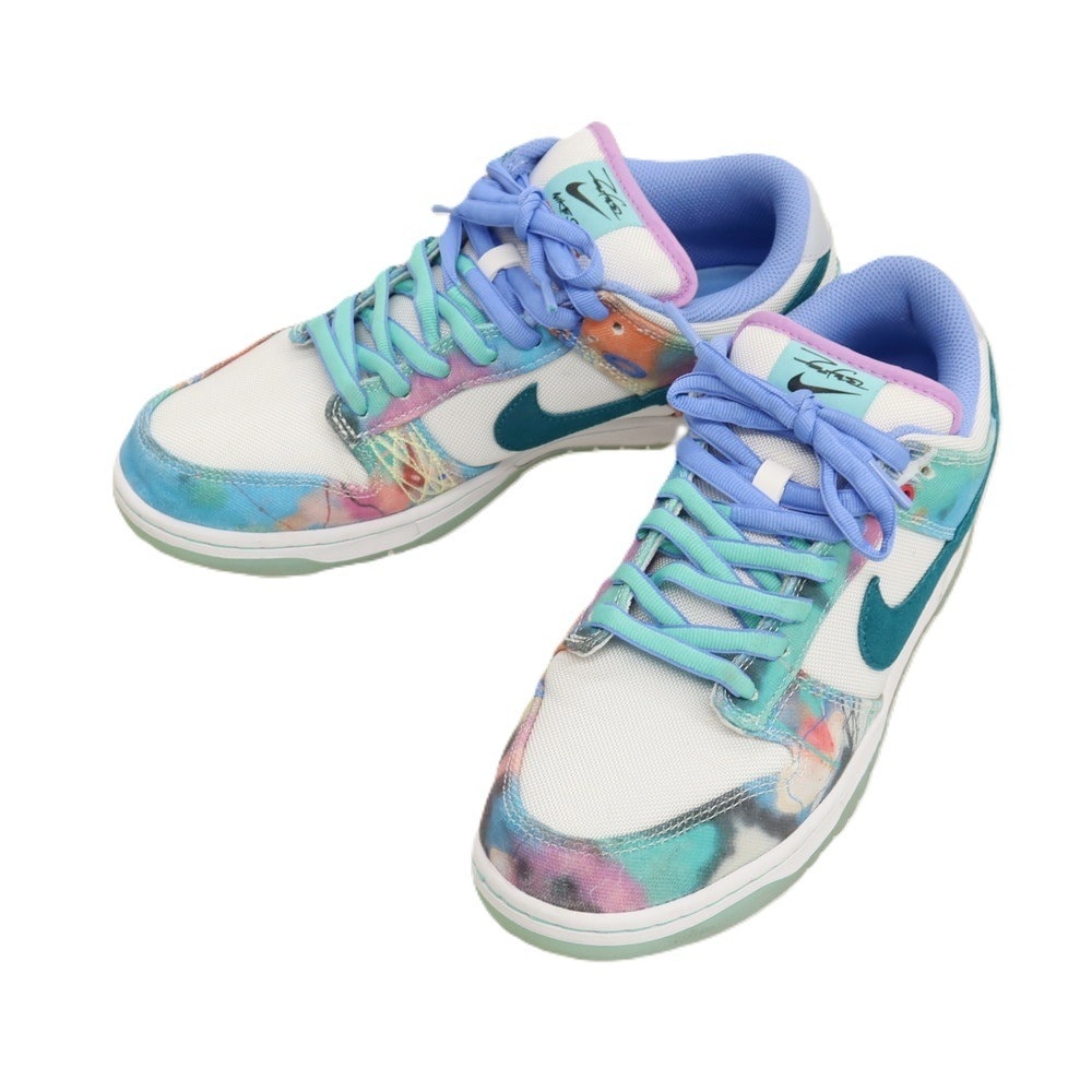 【中古】ナイキ NIKE × FUTURA SB DUNK LOW OG QS スニーカー ブルー系xホワイト【サイズ27cm】【メンズ】