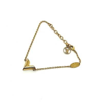ルイヴィトン LOUIS VUITTON ブラレス エッセンシャルV M61084 アクセサリー チェーン ブレスレット メタル ゴールド