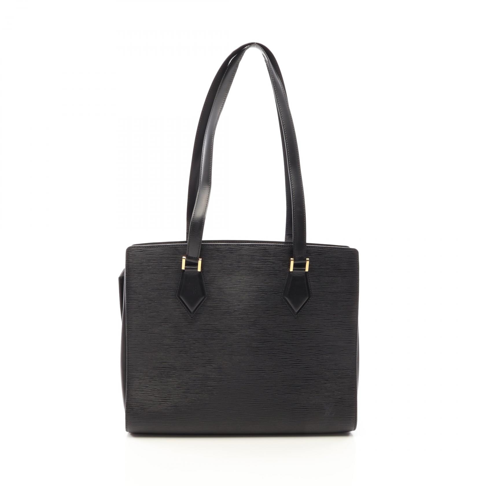 ルイ・ヴィトン LOUIS VUITTON デュプレックス エピ ノワール ショルダーバッグ バッグ レザー レディース ブラック系 M52422 【中古】
