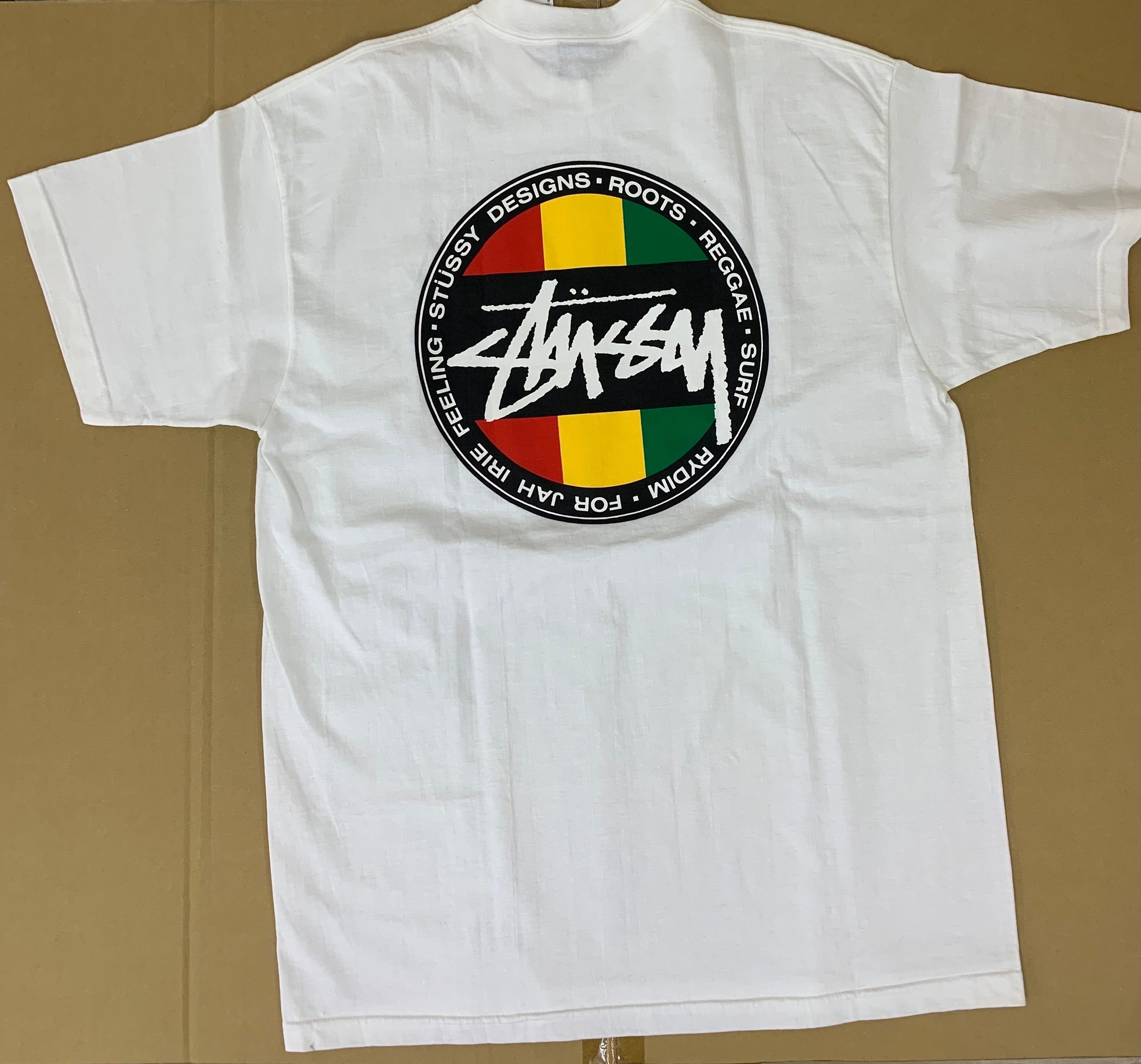 stussy tee tシャツ ラスタ old 90s