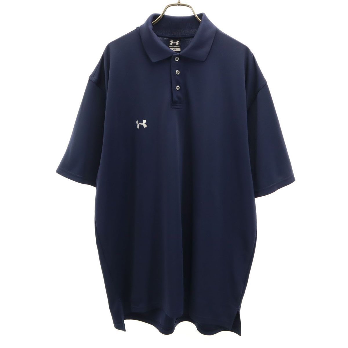 UNDER ARMOUR アンダーアーマー 半袖 ポロシャツ MD ネイビー