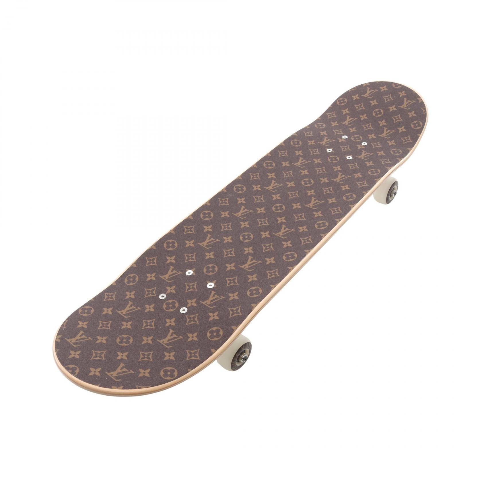 ルイ・ヴィトン LOUIS VUITTON スケートボード モノグラム アクセサリー ウッド メンズ レディース ブラウン系 GI0864 【中古】