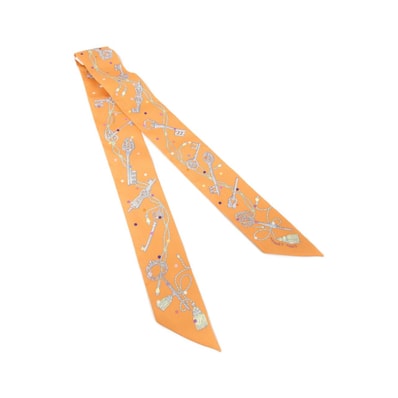 【未使用品】エルメス LES CLES A POIS ツイリー 063871S スカーフ