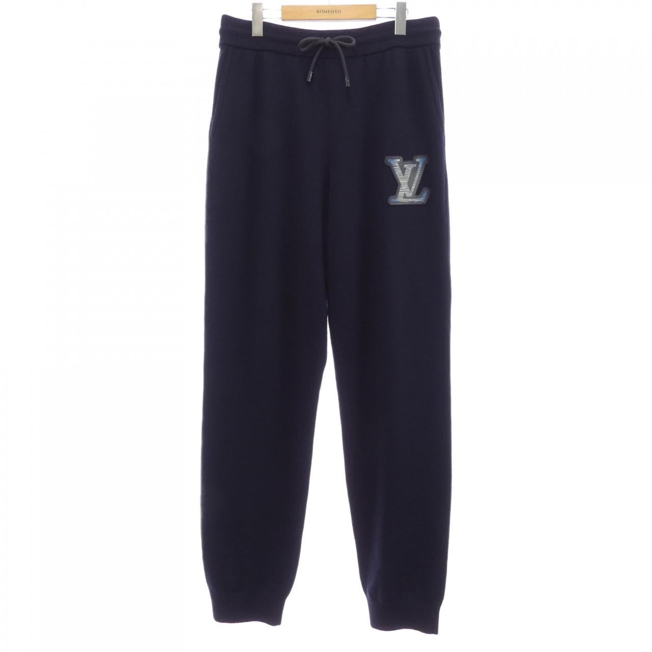 ルイヴィトン LOUIS VUITTON ウールアンドレザージョギングパンツ HQN23WZLL パンツ