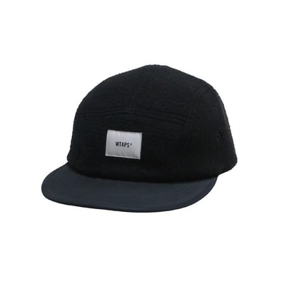 WTAPS ダブルタップス 21AW T-5 03/CAP/POPP.BOA 212HCDT-HT03 5パネル ボア キャップ ブラック 帽子 サイズ00(FREE)