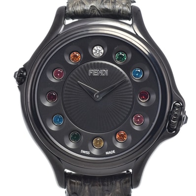 フェンディ FENDI 10500L クレイジーカラット チェンジ ジェムストーン クォーツ レディース 未使用品 箱・保証書付き 腕時計 Q#149195