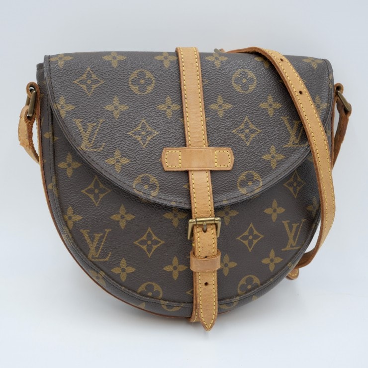 LOUIS VUITTON(ルイ・ヴィトン)シャンティPM ヴィンテージ ショルダーバッグ モノグラム PVC レザー ブラウン レディース M40646【中古】