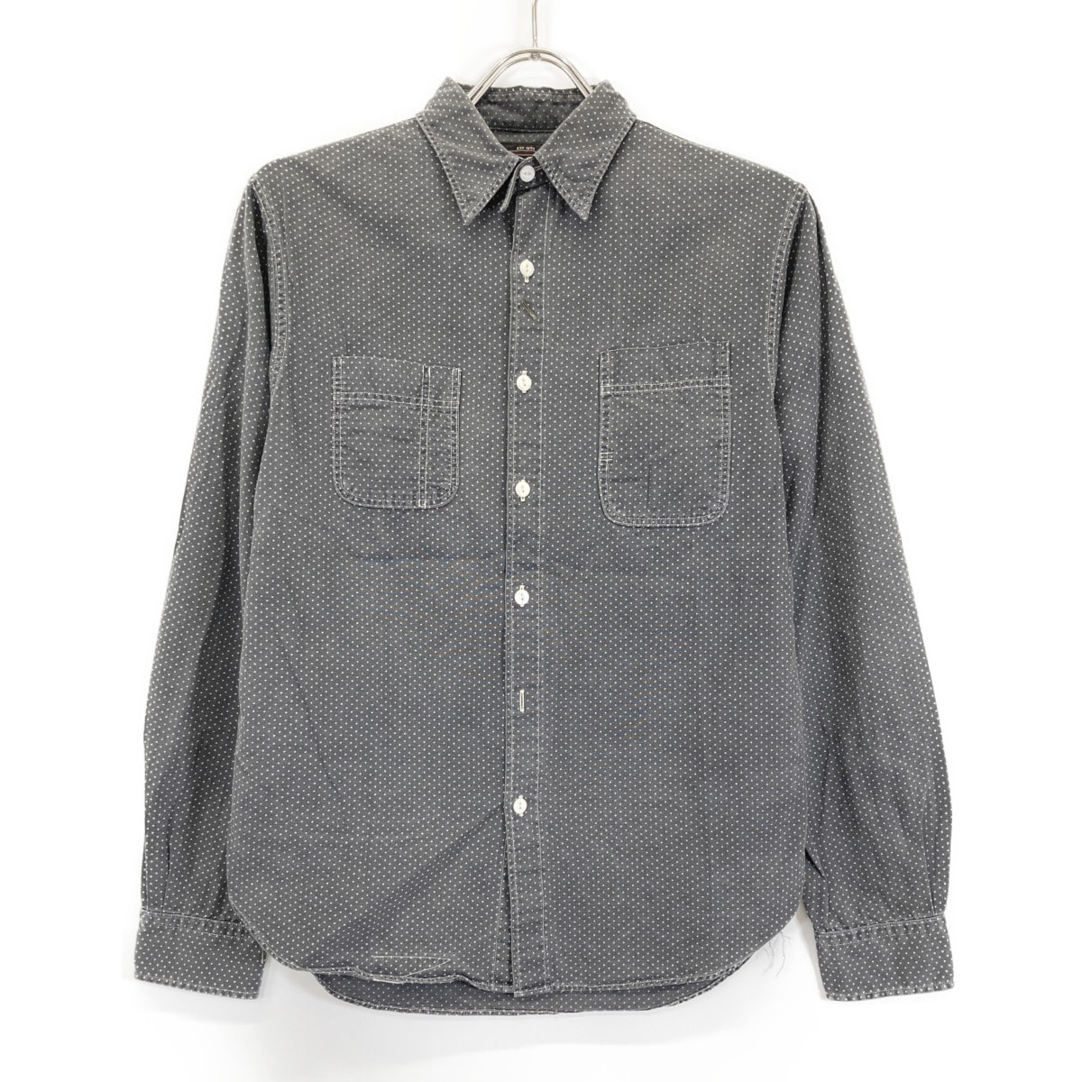 ダブルアールエル 【国内正規】ポルカドット ガチャポケ 長袖シャツ/ XS