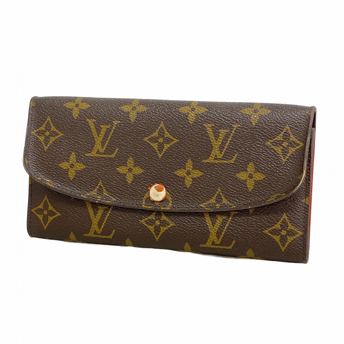【6ec2613】ルイヴィトン 長財布 モノグラム ポルトフォイユ エミリー M62011  ブラウン サンライズ【中古】レディース