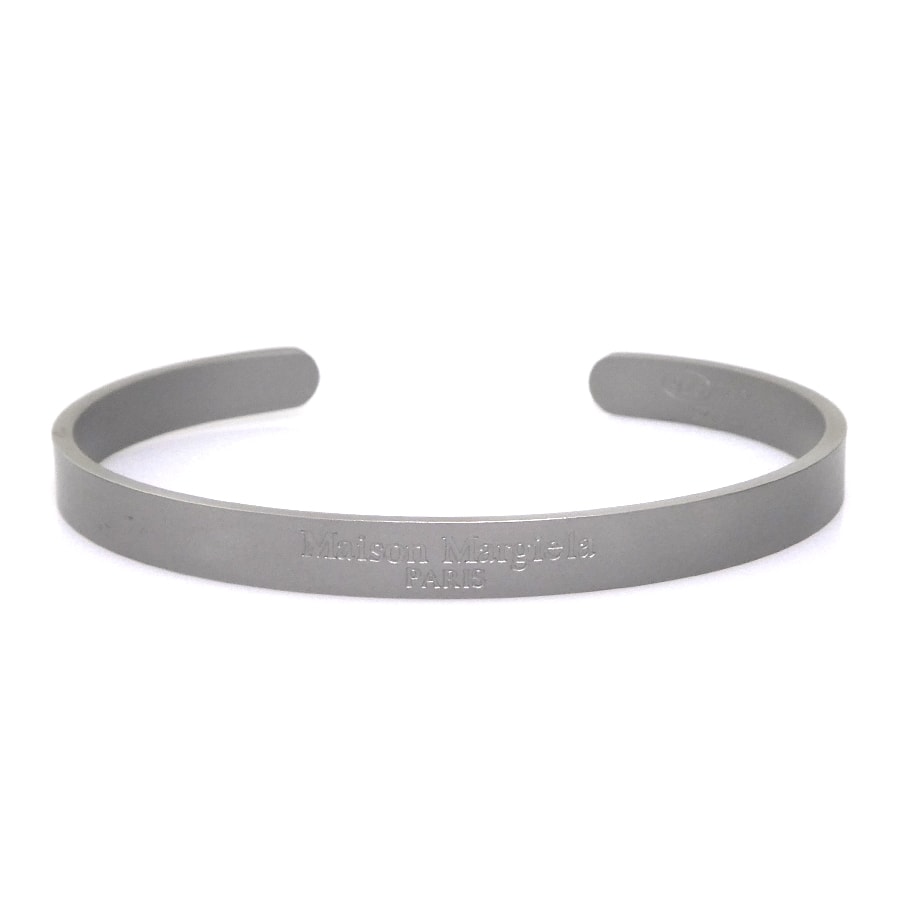 メゾンマルジェラ Maison Margiela バングル ブレスレット シルバー925 マットシルバー レディース【中古】 e62419a