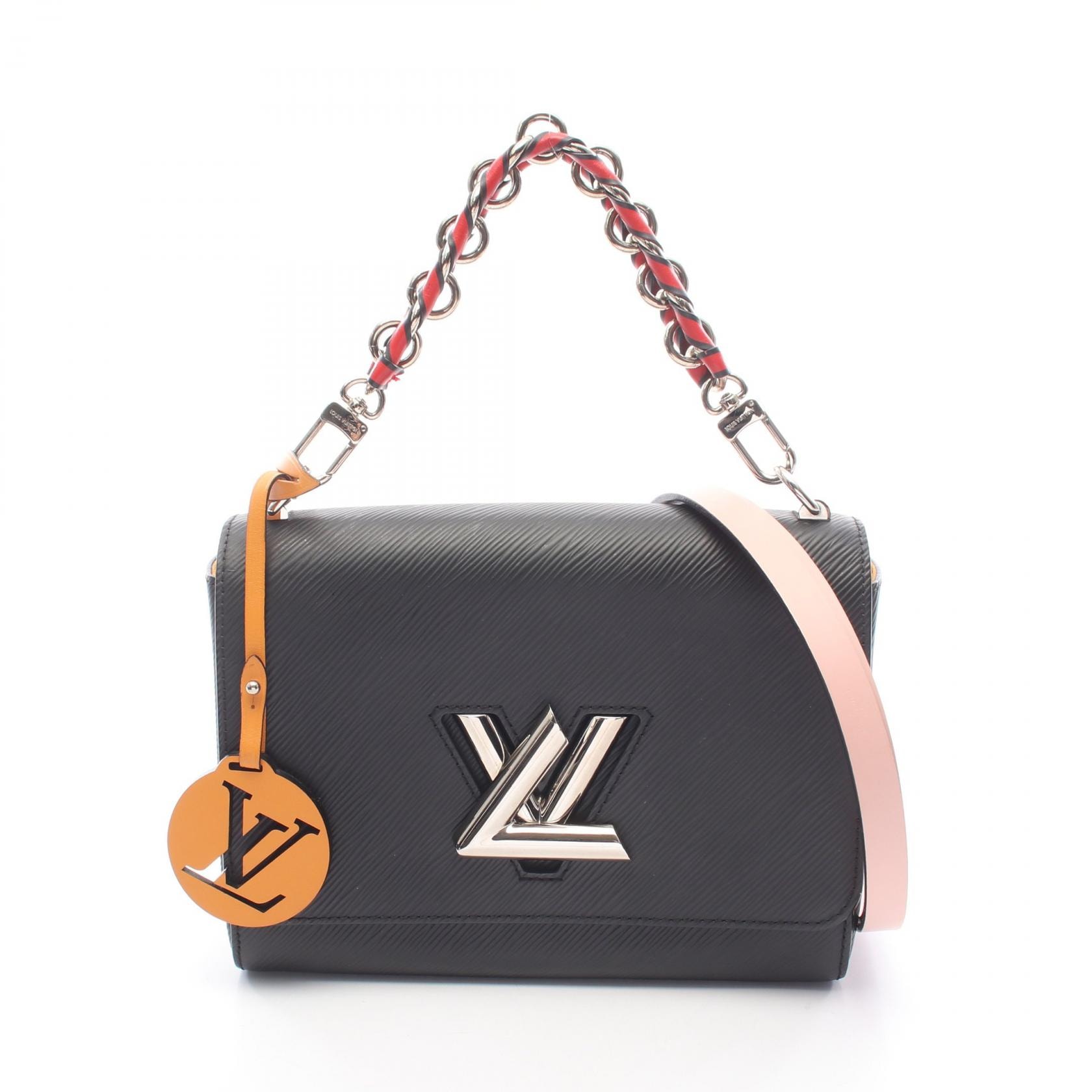 ルイ・ヴィトン LOUIS VUITTON ツイストMM エピ ノワール 2WAY ハンドバッグ バッグ レザー エピ ノワール レディース ブラック系 M52503 【中古】