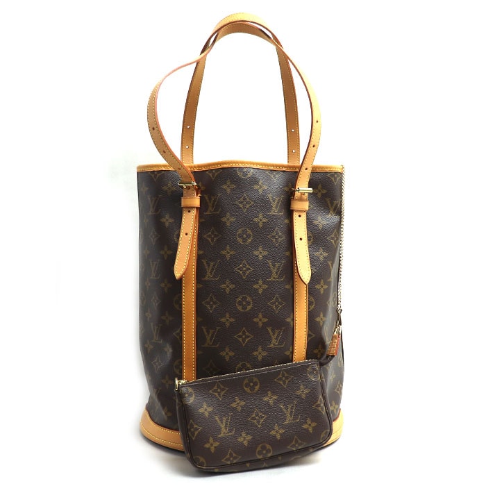 LOUIS VUITTON ルイ・ヴィトン バケットGM トートバッグ モノグラム ブラウン M42236 FL0044 レディース【中古】
