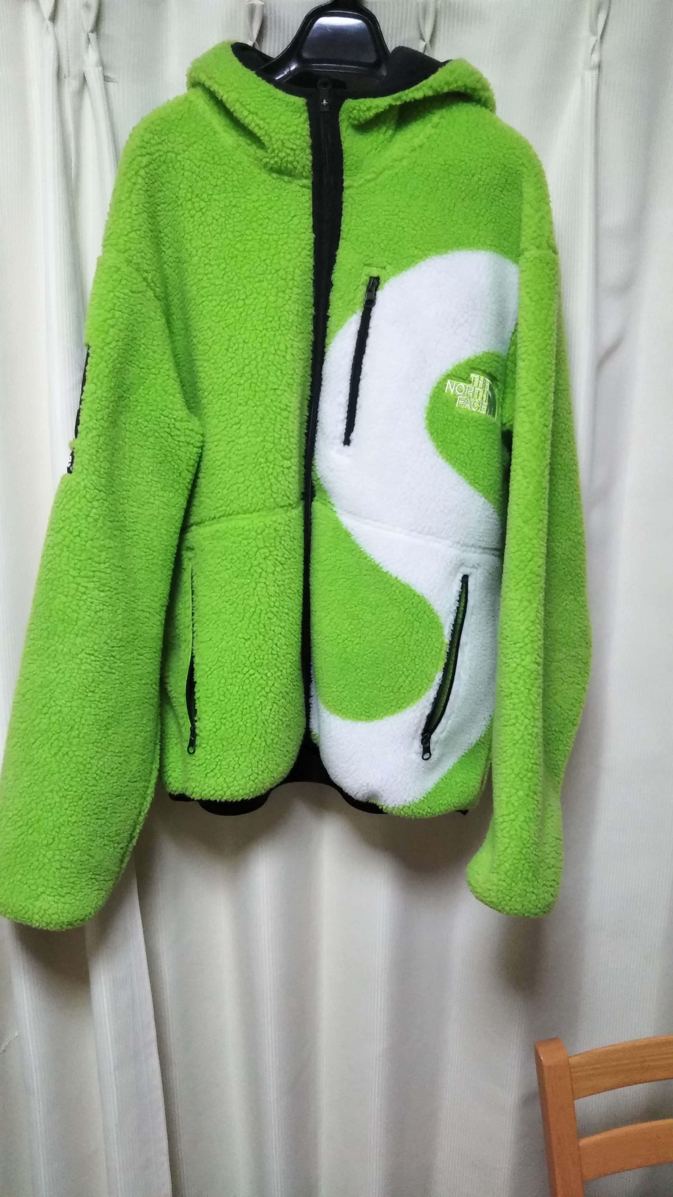 Supreme x The North Face S Logo Hooded Fleece Jacket "Green"