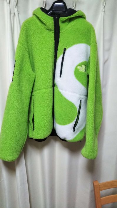 Supreme x The North Face S Logo Hooded Fleece Jacket "Green"