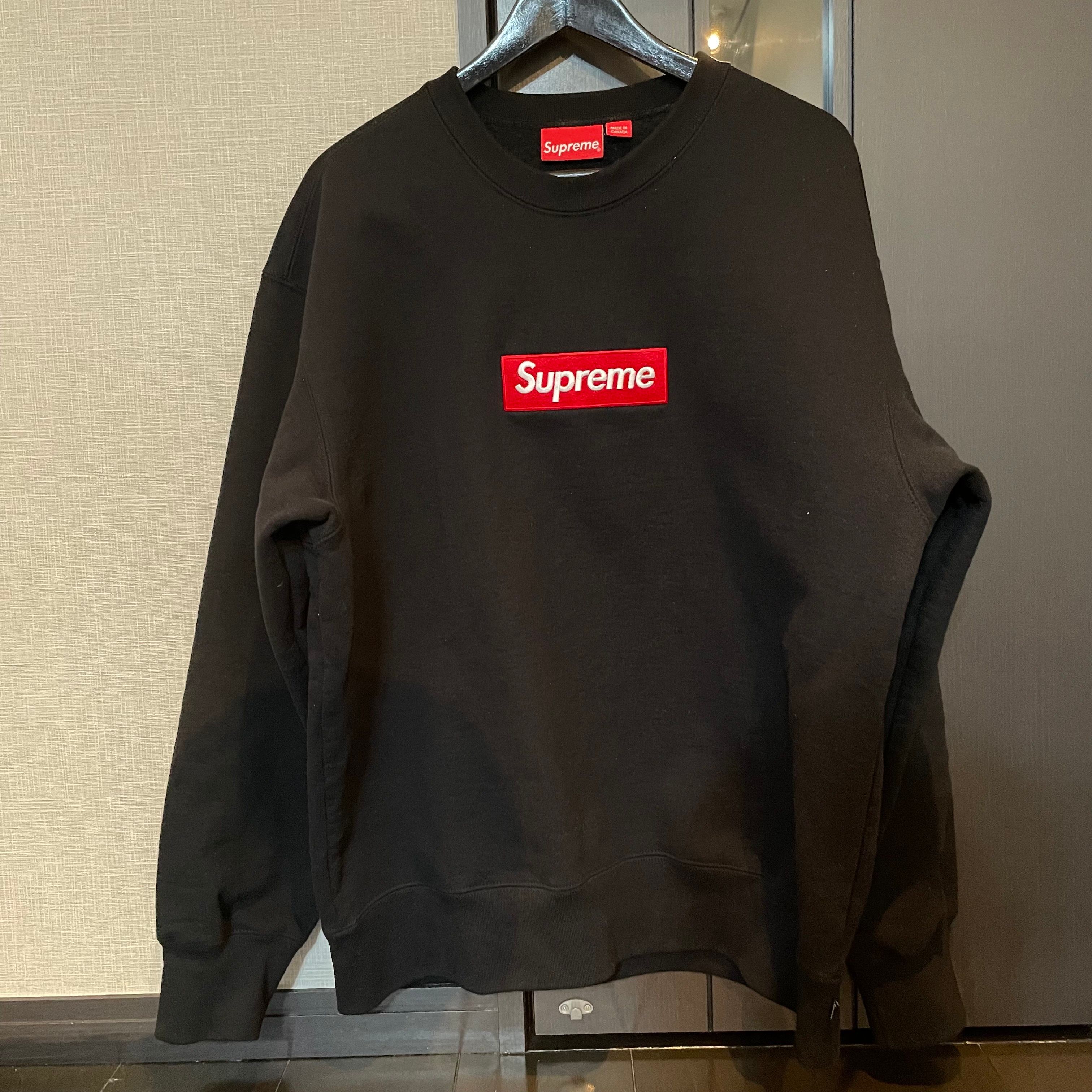 Supreme Box Logo Crewneck "Black" (22FW)