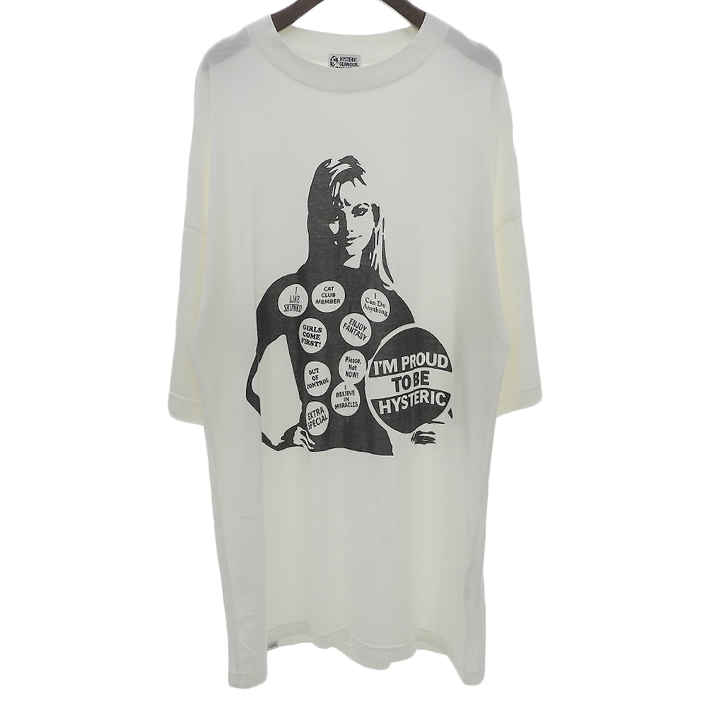 ヒステリックグラマー PINS WOMAN ワンピース レディース ホワイト FREE 01211CO01 F