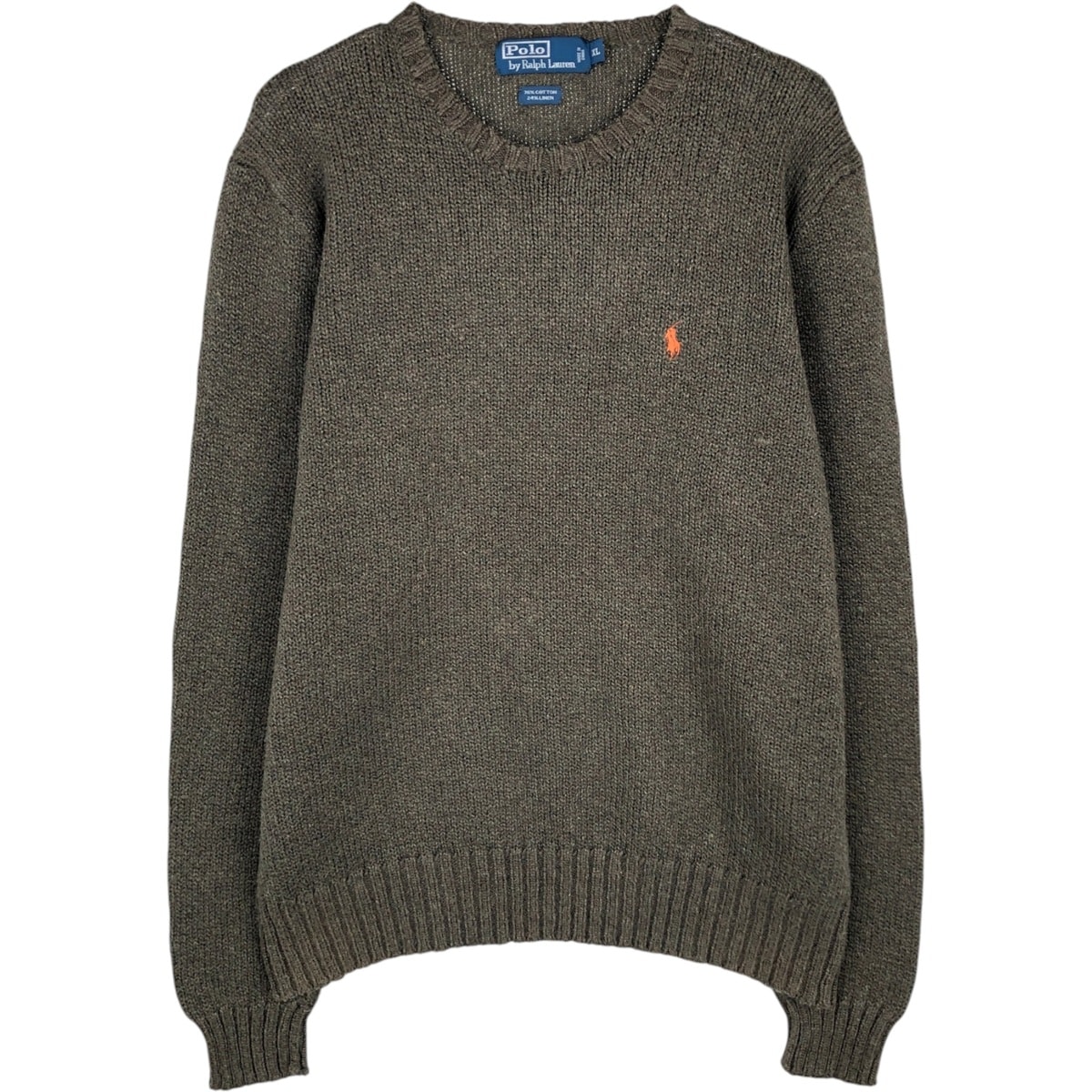 古着 ラルフローレン Ralph Lauren POLO by Ralph Lauren コットンニットセーター メンズXL相当/eaa619212