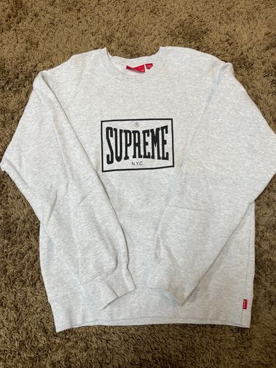 Supreme Warm Up Crewneck "Ash Grey"