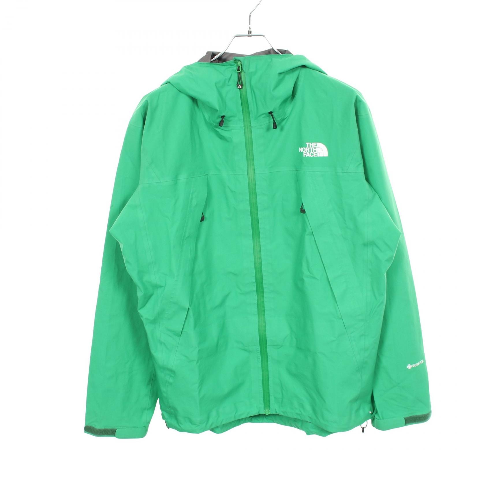 ザ・ノースフェイス THE NORTH FACE CLIMB LIGHT JACKET クライム ライト ジャケット フード付き 衣料品 アウター ナイロン メンズ グリーン系 NP62303 【中古】