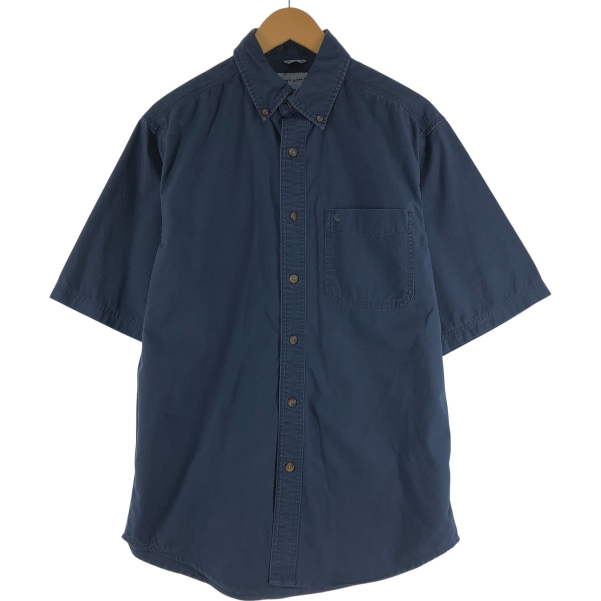 古着 カーハート Carhartt RELAXED FIT 半袖 ボタンダウンシャツ メンズM相当/eaa535729