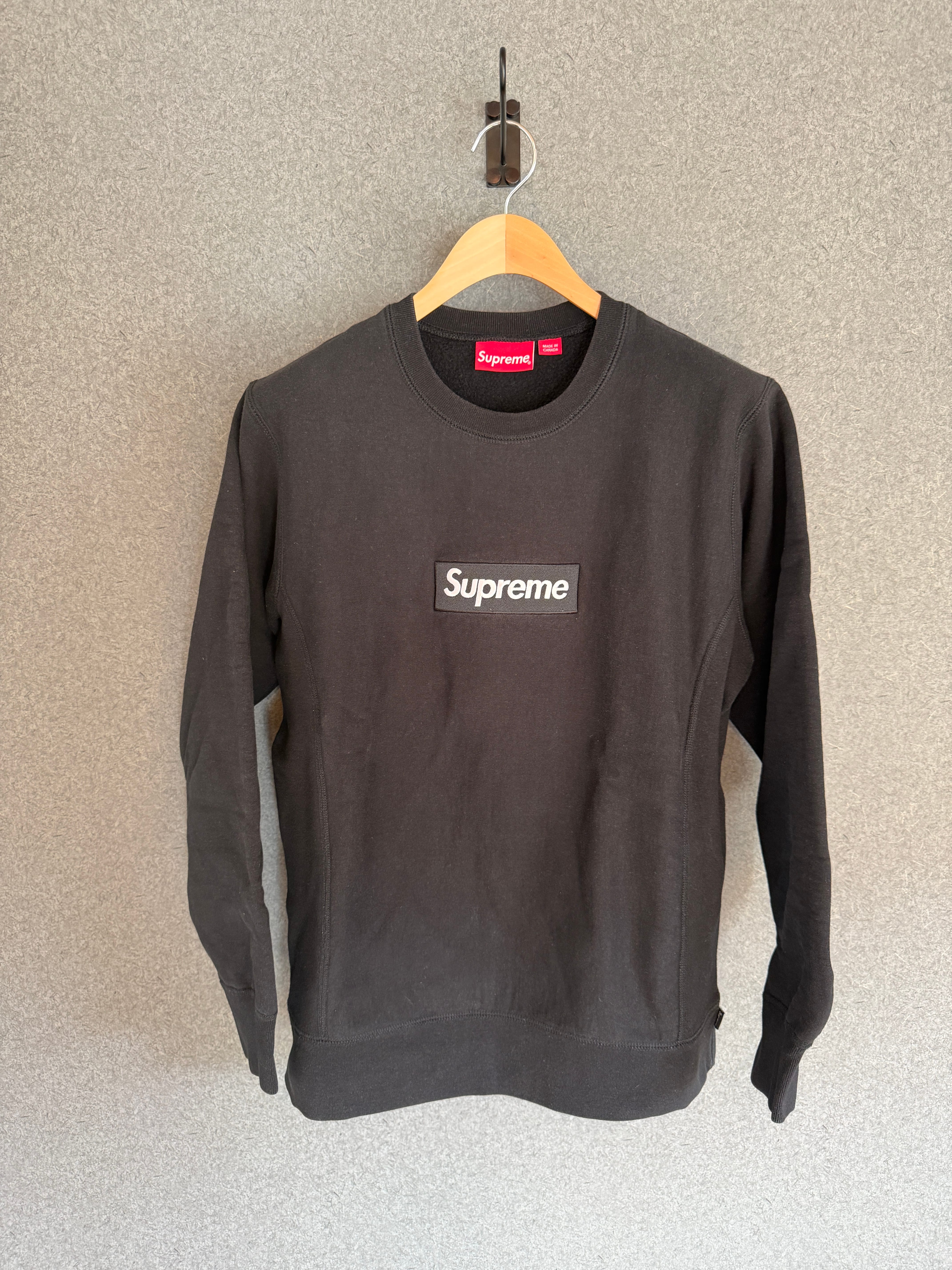 Supreme Box Logo Crewneck "Black" (15FW)
