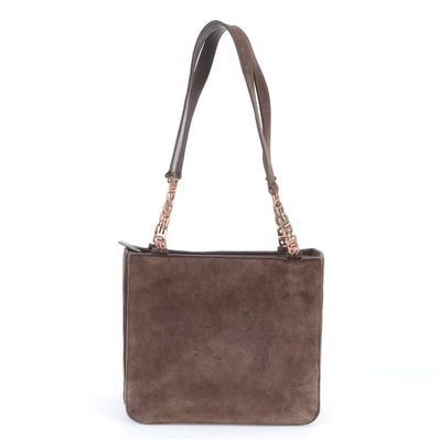 バリー Bロゴ チェーンショルダーバッグ レザー