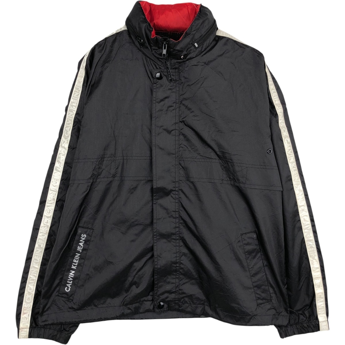 古着 90~00年代 カルバンクライン Calvin klein JEANS ナイロンジャケット メンズM相当 ヴィンテージ/eaa629953