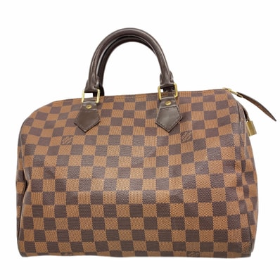 【6gd5363】ルイヴィトン ハンドバッグ ダミエ スピーディ25 N41365 エベヌ【中古】レディース