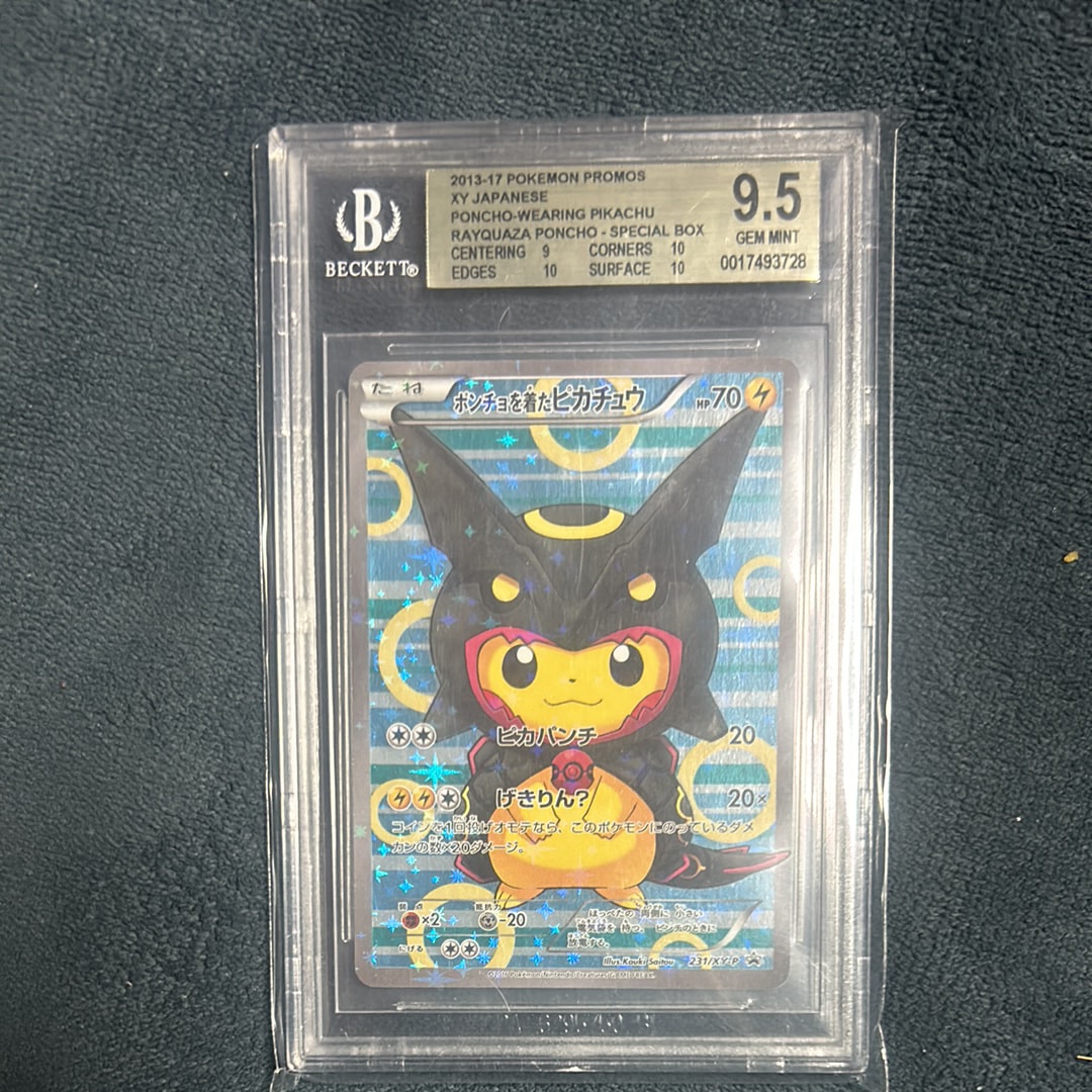 BGS9.5】ポンチョを着たピカチュウ: プロモ[XY-P 231/XY-P