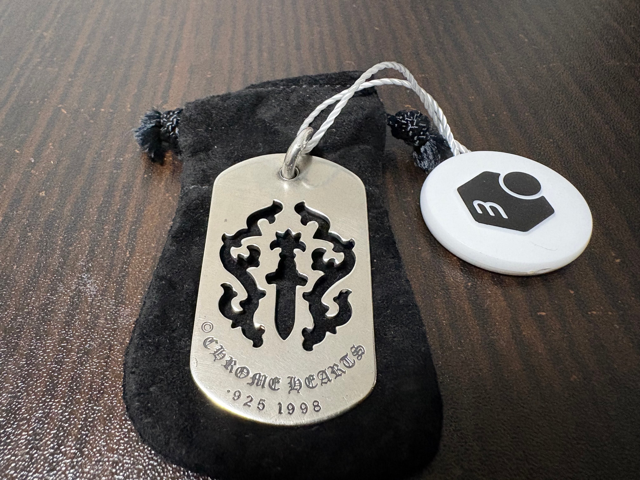 Chrome Hearts D Tag LRG Dagger "Silver"