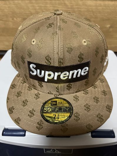 Supreme Monogram Box Logo New Era "Brown"