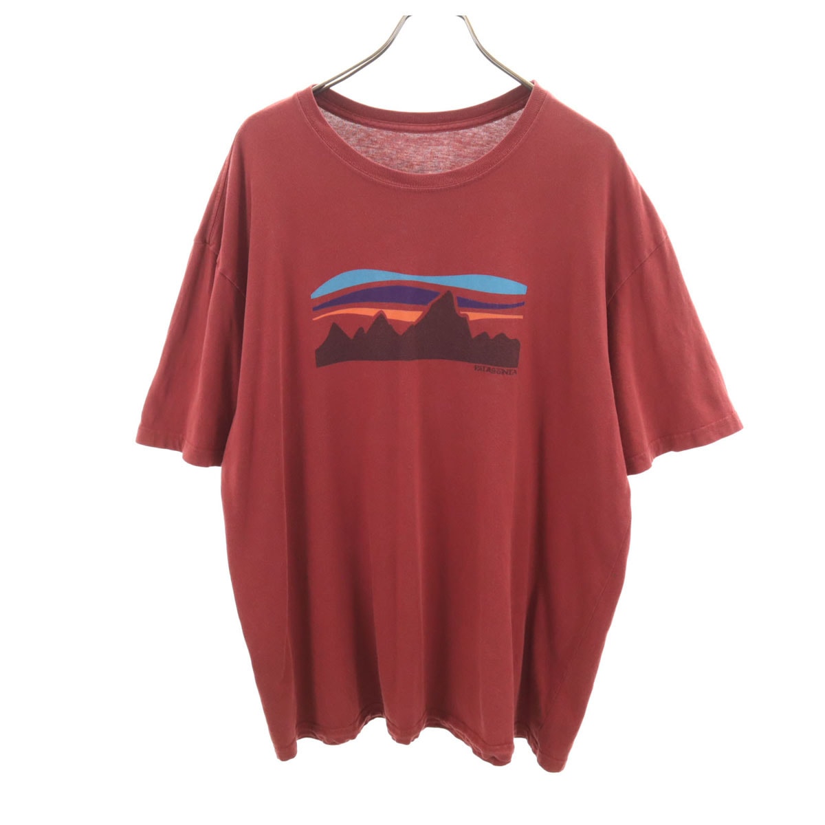 patagonia パタゴニア USA製 半袖 Tシャツ XL レッド系 38801SP16 アウトドア