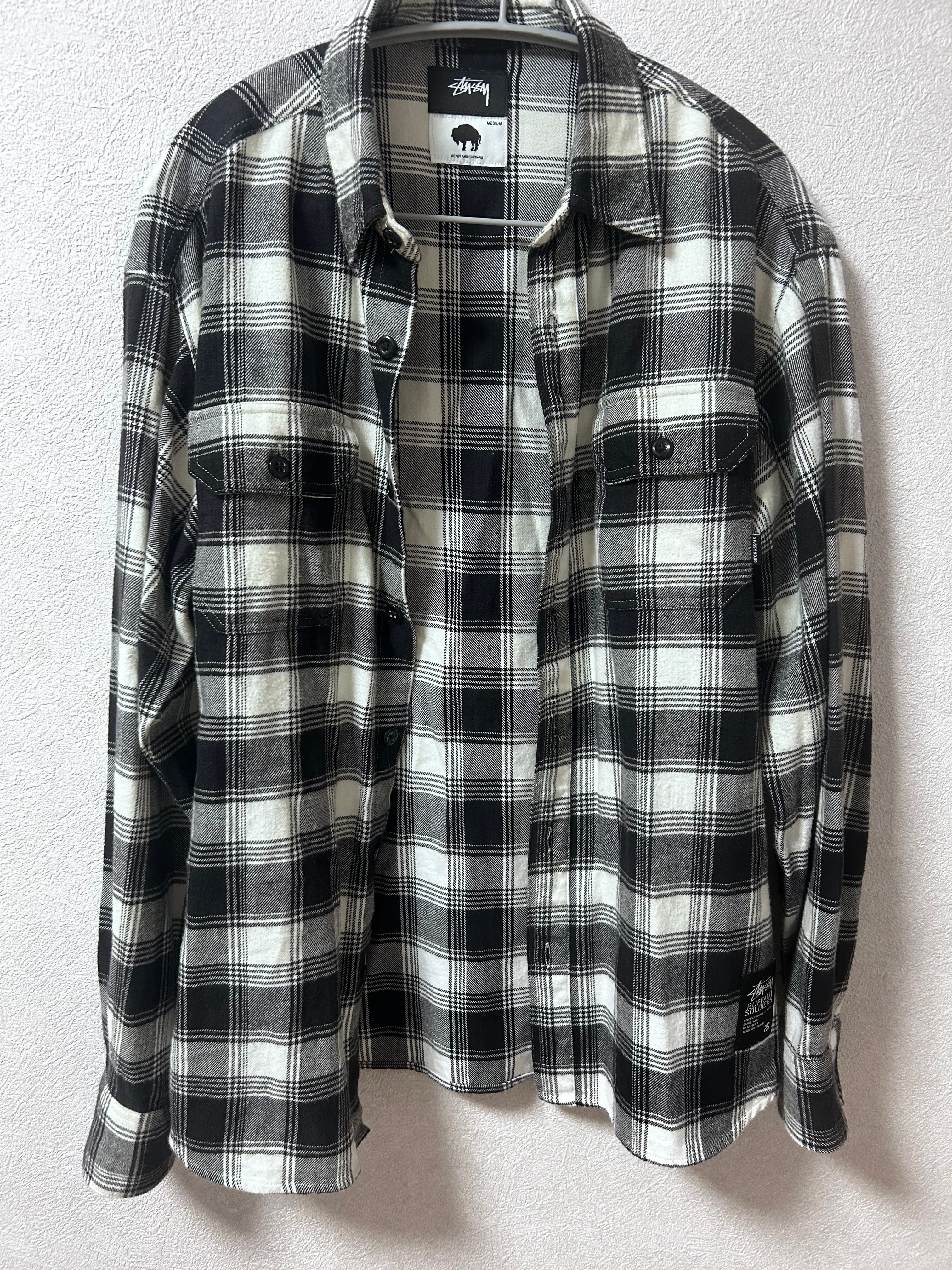 stuusy ステューシー ready and foward シャツ